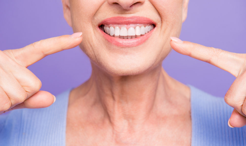 Concept Of Having Strong Healthy Straight White Perfect Teeth
